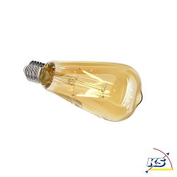 Deko-Light LED Filament Lyskilde ST64, E27, 2200K, 220-240V, ambra, 4,4W
