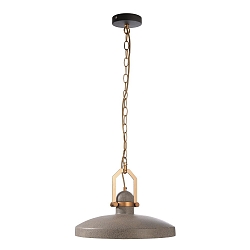 Deko-Light Beton Pendel CYGNI, � 40cm, k�deoph�ng 150cm, E27, m�rkegr�