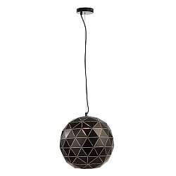 Pendel ASTEROPE RUND 500, E27, sort mat