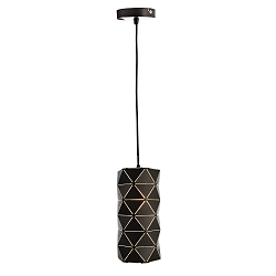 Pendel ASTEROPE LINEAR, E27, sort mat