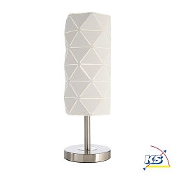 Table lamp ASTEROPE LINEAR, E27, white matt