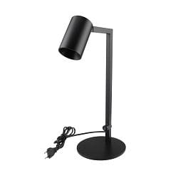 Bordlampe CAN TILT med stik, omskiftelig, kardanisk drejning GU10 IP20, sort 