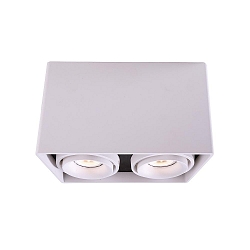 Loftlampe MONA II, 50W, 2x GU10, 220-240V, IP20, hvid