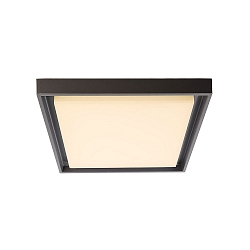 LED Udend�rs Loftlampe ARNEB, IP54, 34 x 34cm, m�rkegr�, 30W 3000K 2300lm 113�