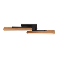 Loftlampe MADERA lampe af tr� IP20, brun, sort