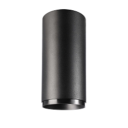 Downlight LUCEA 15 stiv, overflademonteret version, CCT Switch IP20, gennemsigtig, kulsort d�mpbar