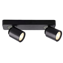 Loftlampe LIBRAE LINEAR II 2-flammer, justerbar GU10 IP20, gr�, mat, kulsort d�mpbar