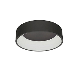 V�g- og Loftlampe SCULPTORIS 80 CCT DIM CCT Switch, g� tilbage IP20, mat, kulsort d�mpbar