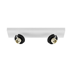 Loftlampe CAN TILT SQUARE BASE 30.5CM MIX'N MATCH 1/3 2-flammer, firkantet, uden sk�rm, kardanisk drejning GU10 IP20, hvid