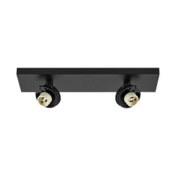 Loftlampe CAN TILT SQUARE BASE 30.5CM MIX'N MATCH 1/3 2-flammer, firkantet, uden sk�rm, kardanisk drejning GU10 IP20, sort