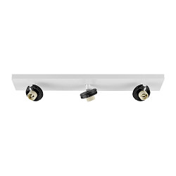 Loftlampe CAN TILT SQUARE BASE 48CM MIX'N MATCH 1/3 3-flammer, firkantet, uden sk�rm, kardanisk drejning GU10 IP20, hvid