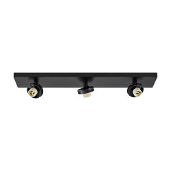 Loftlampe CAN TILT SQUARE BASE 48CM MIX'N MATCH 1/3 3-flammer, firkantet, uden sk�rm, kardanisk drejning GU10 IP20, sort