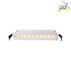 Deko-Light LED Loftindbygningslampe CETI 10, 28-29V DC, 20W 3000K 1120lm 30/90°, strøm konstant, asymmetrisk, dæmpbar, hvid