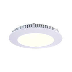 LED Loftindbygningslampe LED Panel 8, str�m konstant, 350 mA, 8W, 2700K, hvid