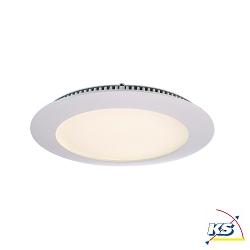 Recessed LED ceiling luminaire LED Panel 12, current constant, 350 mA, 12W, 2700K, white