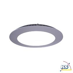 Recessed LED ceiling luminaire LED Panel 12, current constant, 350 mA, 12W, 4000K, silver