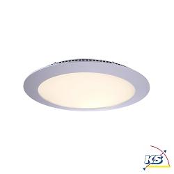 Recessed LED ceiling luminaire LED Panel 16, current constant, 700 mA, 16W, 2700K, silver