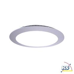 Recessed LED ceiling luminaire LED Panel 16, current constant, 700 mA, 16W, 4000K, silver
