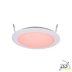 Recessed LED ceiling luminaire LED Panel 16 in RGB, voltage constant, 24V DC, 16W