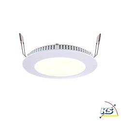 Recessed LED ceiling luminaire LED Panel 8 in warm / cool white, voltage constant, 24V DC, 8W