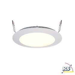 Recessed LED ceiling luminaire LED Panel 16 in warm / cool white, voltage constant, 24V DC, 16W