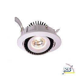Recessed LED ceiling luminaire shop I recessed Downlight, current constant, 500 mA, 15W, 30, 4000K, white
