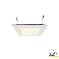 LED ceiling luminaire LED Panel square 15, current constant, 350 mA, 15W 2700K 120, white