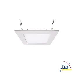 LED ceiling luminaire LED Panel square 15, current constant, 350 mA, 15W 4000K 120, white