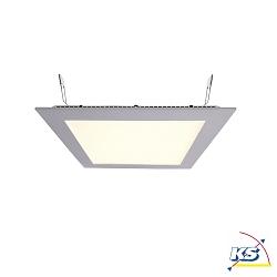 LED ceiling luminaire LED Panel square 20, current constant, 700 mA, 20W 2700K 120, silver