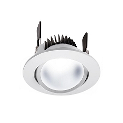 LED Loftindbygningslampe COB 95 CCT, 16W, 24V, 65�, 250cm-6500K, IP20, hvid