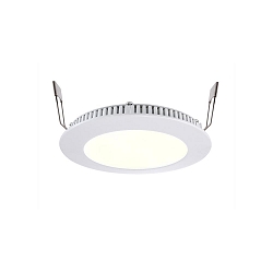 KapegoLED Loftindbygningslampe LED Panel 8, RGB + varm hvid, sp�nding konstant, 24V DC, 8W, hvid mat