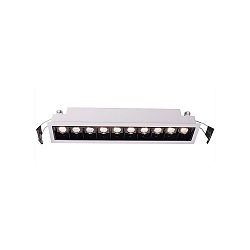 KapegoLED Loftindbygningslampe Ceti 10, str�m konstant, 28-29V DC, 700 mA, 20W, 2900K, hvid mat