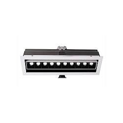 KapegoLED Loftindbygningslampe Ceti 10 Adjust, str�m konstant, 28-29V DC, 700 mA, 20W, hvid mat, varm hvid