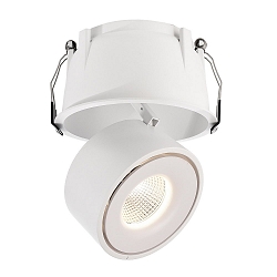 Recessed LED ceiling luminaire UNI II MAX, 34-35V DC, current constant, 24W 3000K 2150lm 33�, dimmable, white