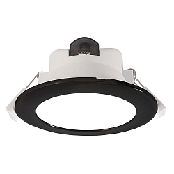 Indbygnings loftlampe ACRUX 195 CCT Switch, med dekorativ ring IP20, sort, hvid d�mpbar