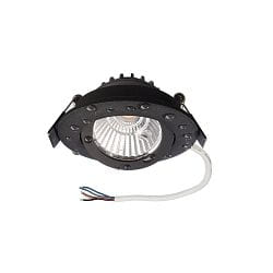 Indbygget spotlys DIONE IP44 RGB+3000K svingbar, RGBW, ekskl. str�mforsyning IP44, sort d�mpbar