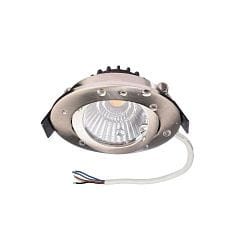 Indbygget spotlys DIONE IP44 RGB+3000K svingbar, RGBW, ekskl. str�mforsyning IP44, nikkel b�rstet d�mpbar
