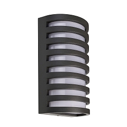 Udendørs wall luminaire GRUMIUM ROUND III rund, omskiftelig IP54, mørkegrå, satin, hvid 