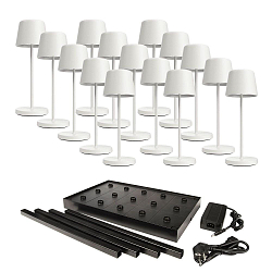 Batteri bordlampe CANIS MINI GASTRO 15 stk. IP65, hvid d�mpbar