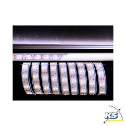 Fleksibel LED Strip, 5050, SMD, 12V DC, 43.2W, 300cm, varm hvid + kold hvid, 3000x18x5mm, 3000-7000K
