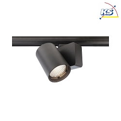 LED 3-phase spot NIHAL, 30W 3000K 2450lm 33, dimmable, black