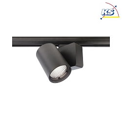 LED 3-phase spot NIHAL, 30W 4000K 2860lm 33, dimmable, black