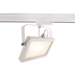 3-phase spot FLOOD SMD IP20, satined, traffic white
