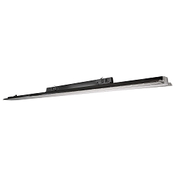 3-faset lampe LINEAR PRO FOLD DALI stiv, DALI styrbar IP20, sort d�mpbar
