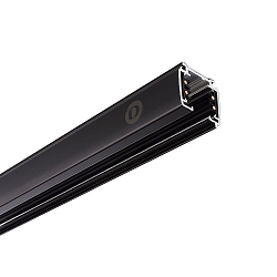3-Faset str�mskinne D LINE, overflade montering, 220-240V AC / 50-60Hz, 200cm, sort