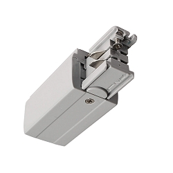 Tilbeh�r til 3-Faset skinnesystem D LINE - elektrisk feeder venstre, 220-240V AC / 50-60Hz, gr�