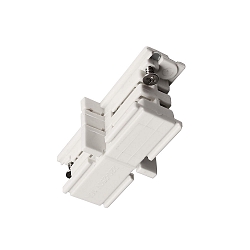 Tilbeh�r til 3-Faset skinnesystem D LINE - mekanisk stik, 220-240V AC / 50-60Hz, hvid