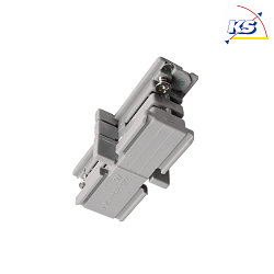 Accessories for 3-Phase track system D LINE - mechanical connector, 220-240V AC/50-60Hz, gray