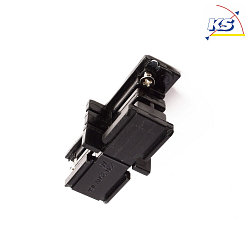 Accessories for 3-Phase track system D LINE - mechanical connector, 220-240V AC/50-60Hz, black