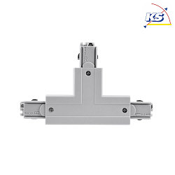 Accessories for 3-Phase track system D LINE - T-coupler right-right-left with change mechanism, 220-240V AC, gray